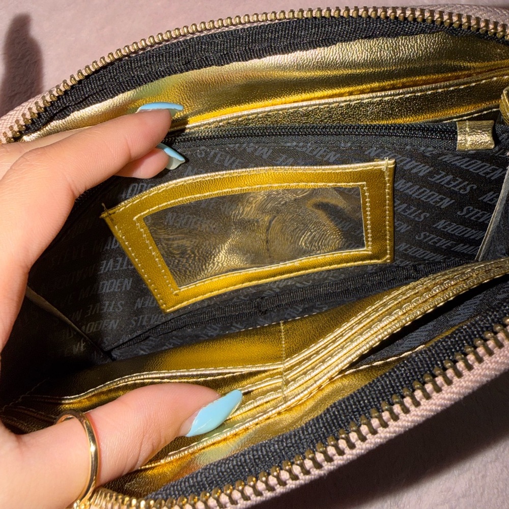 Steve Madden Studded Wristlet Wallet – Blush - Picture 9 of 11